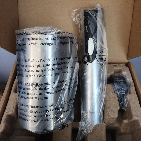 Oster Kitchen Oster Silver Electric Wine Opener With Silver Chiller